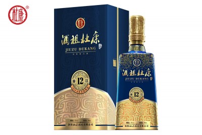 杜康酒12窖区蓝色52度