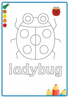 ladybug coloring book