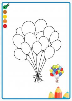 balloon coloring book
