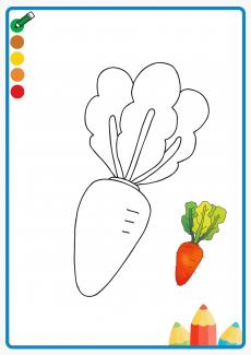 carrot coloring book