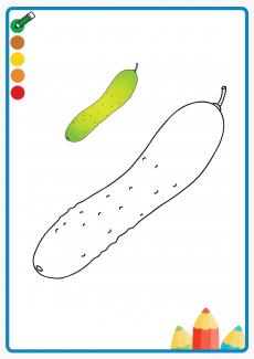 cucumber coloring book