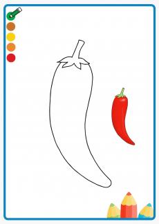pepper coloring book