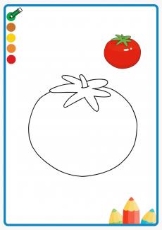tomato coloring book