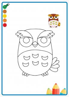 owl coloring book