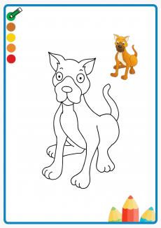 dog coloring book