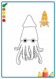 octopus coloring book