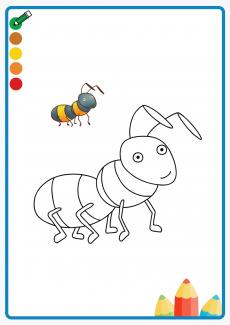 ant coloring book