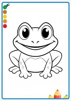 frog coloring book
