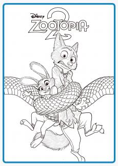 Zootopia coloring book