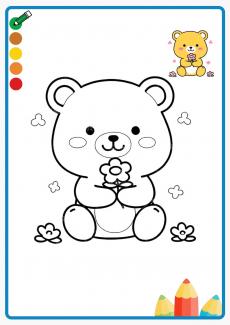 bear coloring book