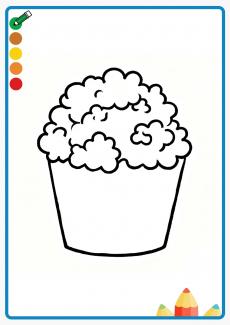 popcorn coloring book