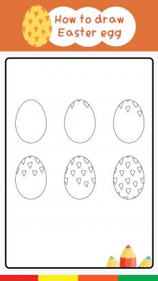 How to drawing Easter egg