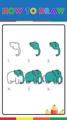 elephant coloring book