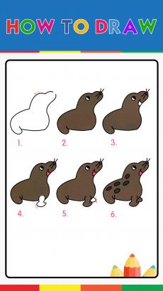 How to drawing seal