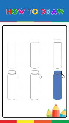 How to drawing thermos cup