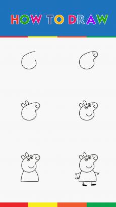 How to drawing Peppa Pig