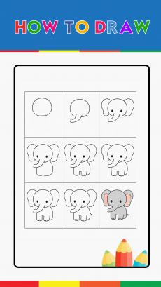 How to drawing elephant