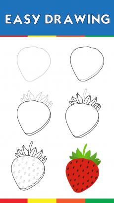 How to drawing strawberry