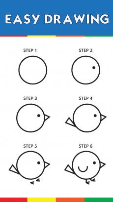 How to drawing bird