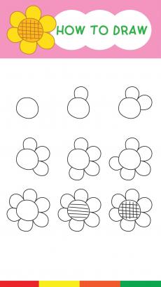 floewer coloring book