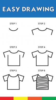 T-shirt coloring book