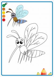 mosquito coloring book