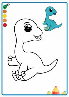 dino coloring book
