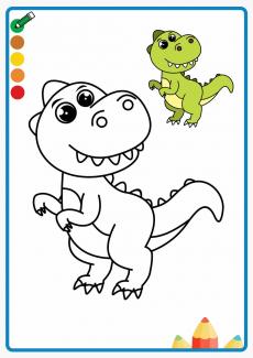 dino coloring book