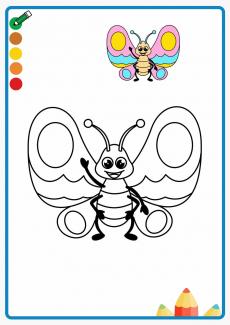 butterfly coloring book