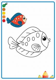 fish coloring book