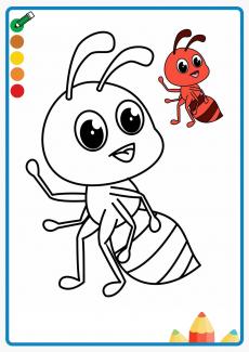 ant coloring book