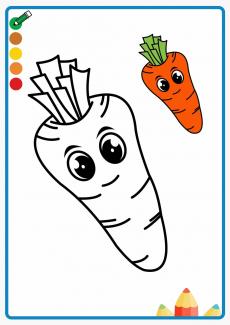 carrot coloring book