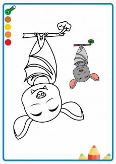 bat coloring book