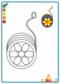 yo-yo coloring book