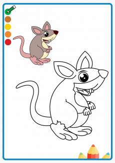 rat coloring book