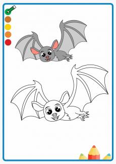 bat coloring book
