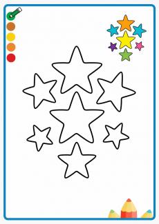 star coloring book