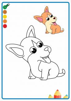 corgi coloring book