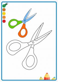 scissor coloring book