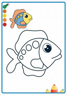 fish coloring book
