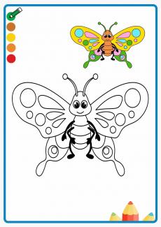 butterfly coloring book