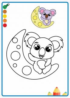koala coloring book