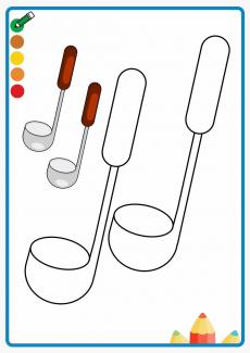 ladle coloring book
