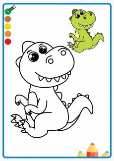 dino coloring book