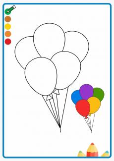 balloon coloring book