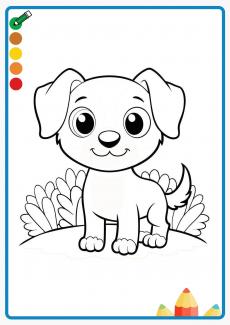 dog coloring book